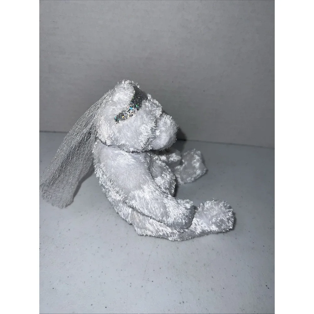 Gift for the Bride Ty Beanie Baby White Bear Bride Plush Stuffed Animal 2002 Vtg